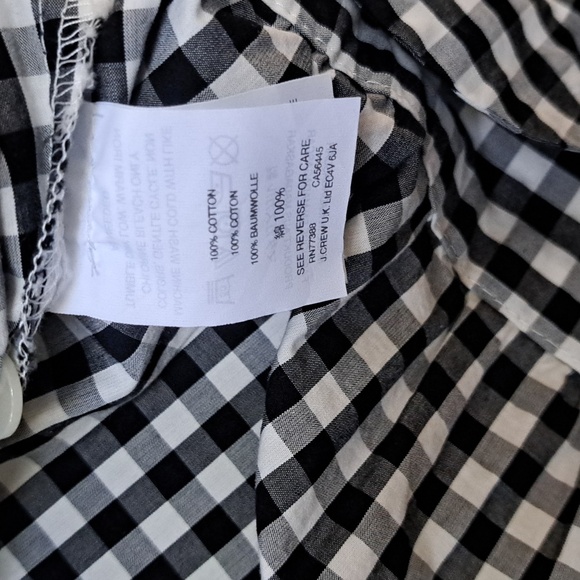 Madewell gingham wrap shirt S - Picture 4 of 4